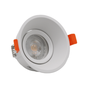 SPOT DEEP GU10 ALU BLANC