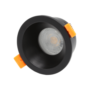 SPOT ETANCHE RETRAIT NOIR GU10 IP65