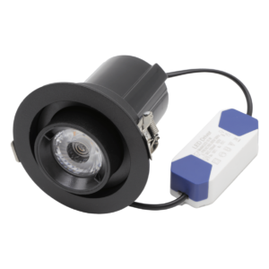 SPOT ENCASTRE AJUSTABLE BLACK LED 10W 3000K